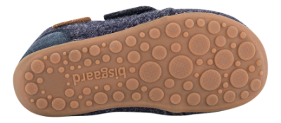 Bisgaard Casual Wool Hjemmesko Blå 11203