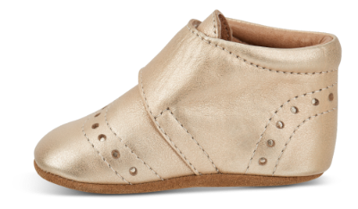 Bisgaard babyhjemmesko guld 12308999