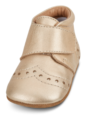 Bisgaard babyhjemmesko guld 12308999