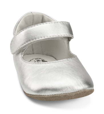 Skofus børnehjemmesko sølv