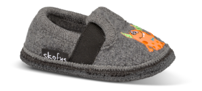 Skofus barnetøffel grå