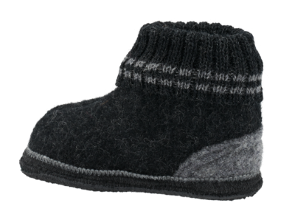 Skofus barntøffel grå