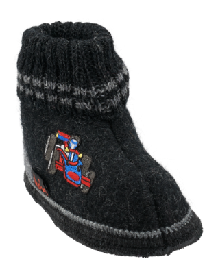 Skofus barntøffel grå