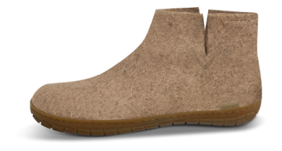 Glerups Hjemmesko med Naturgummisål