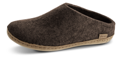Glerups Hjemmesko med Skindsål