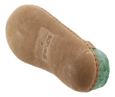 Glerups Tøfler med skinnsåle Grønn