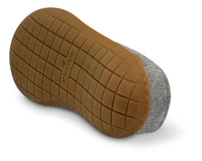 Glerups Hjemmesko med naturgummisål