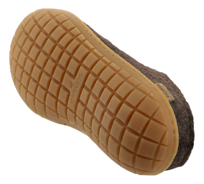 Glerups Hjemmesko med naturgummisål