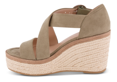 B&CO damesandal kaki