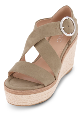 B&CO damesandal kaki