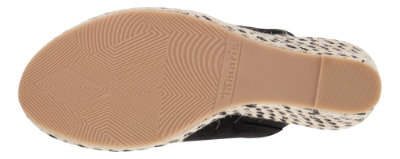 Tamaris damesandal sort 1-1-27202-24