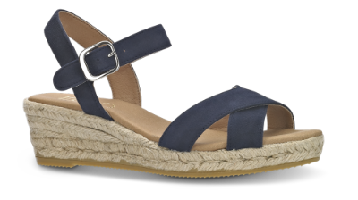 B&CO damesandal marineblå