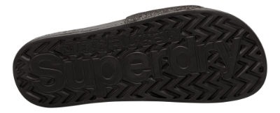 Superdry badesandal sort/orange  SUPERDRY POOL SL