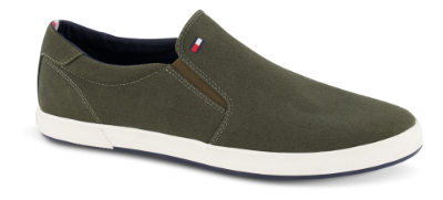 Tommy Hilfiger herreloafer oliven FM0FM00597