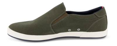 Tommy Hilfiger herreloafer oliven FM0FM00597