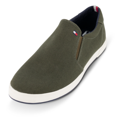 Tommy Hilfiger herreloafer oliven FM0FM00597