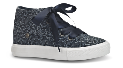 mia maja børne-basketstøvle navy