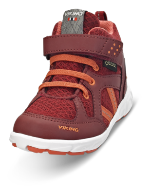 Viking barnesneaker bordeaux/coral 3-48330 Alvdal M