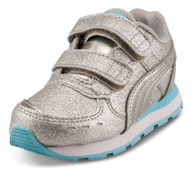 Puma barnesneaker sølv 369721