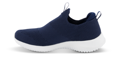 Skechers barnelerretsko marineblå 81548L