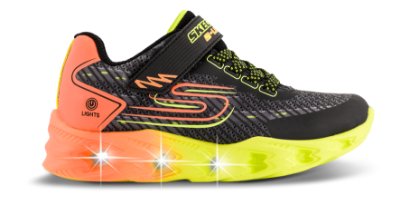 Skechers S-Lights Vortex 2.0 Quantroid Sneaker Sort 400604L (27-37)