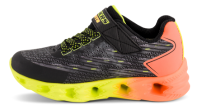 Skechers S-Lights Vortex 2.0 Quantroid Sneaker Sort 400604L (27-37)