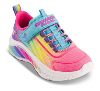 Skechers S-Lights Rainbow Cruisers Rainbow Reflectin Sneaker 303721L