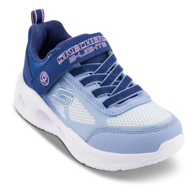 Skechers S-Lights Sola Glow Ombre Deluxe Sneaker Blå 303714L (27-36)