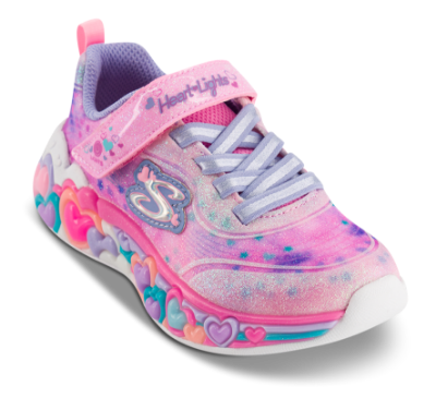 Skechers S-Lights Eternal Heart Lights Sneaker Rosa 302696L