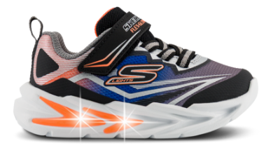 Skechers S-Lights Flex-Glow Ultra Sneaker Sort 400139N (21-26)
