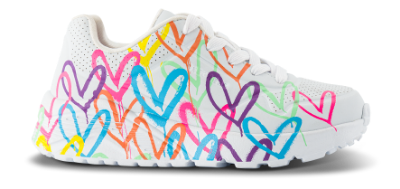 Skechers Uno Lite Spread the Love Sneaker Hvid 314064L