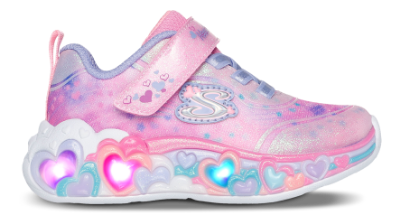 Skechers S-Lights Eternal Heart Lights Sneaker Rosa 302696N