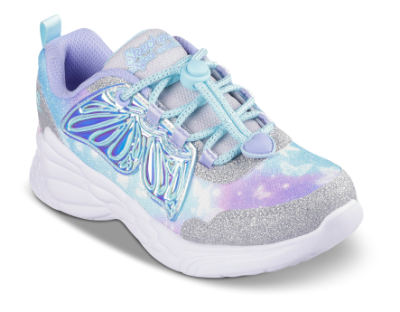 Skechers Dream Racer Wing Brites Sneaker Sølv 303055L