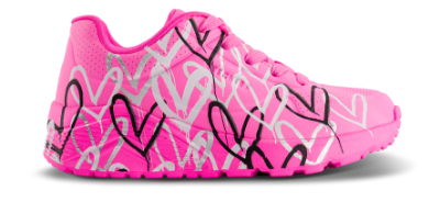 Skechers Uno Lite Spread the Love Sneaker Rosa 314067L