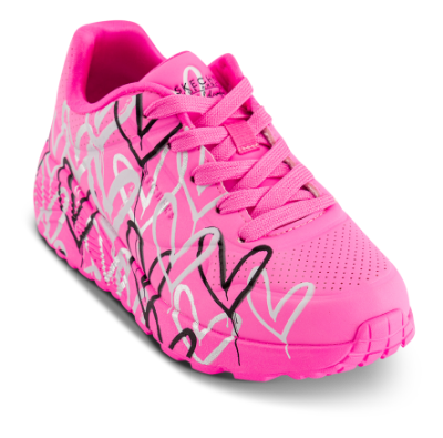 Skechers Uno Lite Spread the Love Sneaker Rosa 314067L