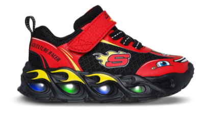 Skechers Hot Lights Thermo Flash Wheel Buddies Sneaker Rød 402306N