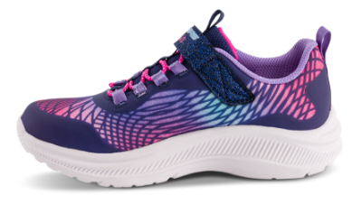 Skechers S-Lights Rainbow Cruisers Rainbow Sneaker Lilla 303722L