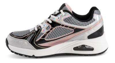 Skechers Uno Gen1 Platinum Flash Sneaker Sølv 310328L