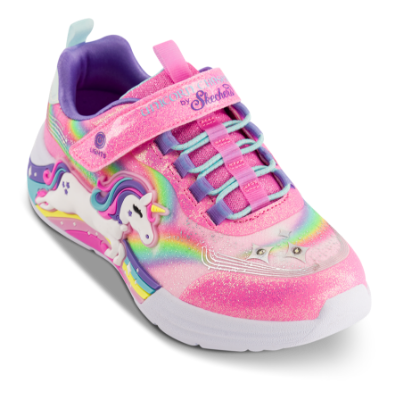 Skechers S-Lights Unicorn Chaser Sneaker Rosa 302298N (21-26)