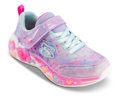 Skechers S-Lights Eternal Heart Lights Sneaker Lilla 302696L