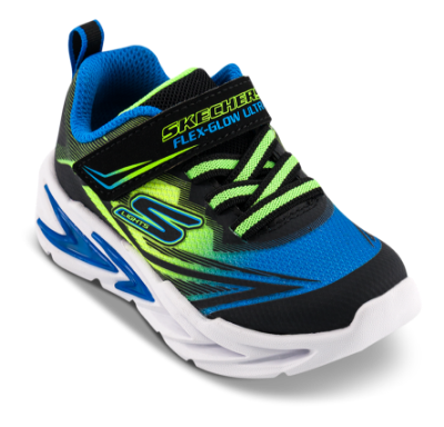 Skechers S-Lights Flex-Glow Ultra Sneaker Blå 400139N (21-26)