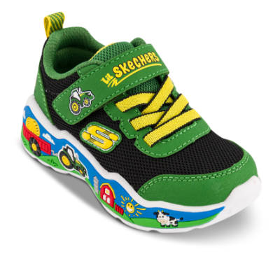 Skechers John Deere Play Scene Barn Squad Buddies Grønn 407065N