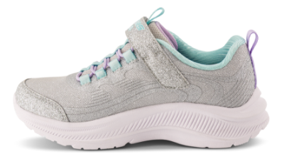 Skechers S-Lights Rainbow Cruisers Glitzy Glow Sneskers Sølv 303726L