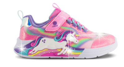 Skechers S-Lights Unicorn Chaser Sneakers Rosa  302298L (27-36)