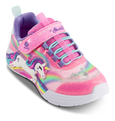 Skechers S-Lights Unicorn Chaser Sneakers Rosa  302298L (27-36)
