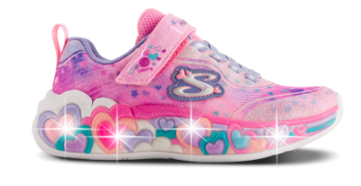 Skechers S-Lights Eternal Heart Lights Sneakers Rosa 302696L (27-36)