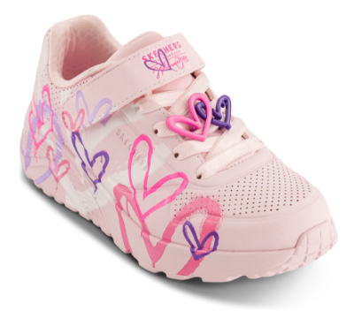 Skechers Uno Lite Heart Status Sneakers Rosa 314966L (27-36)