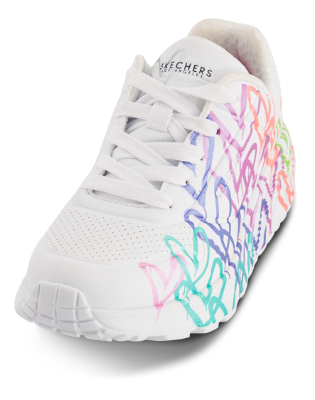 Skechers Uno Lite Spread the Love Sneakers Hvit 314098L (27-39)