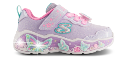 Skechers S-Lights Lil Butterfly Bliss Sneaker Lilla 303066N (21-26)