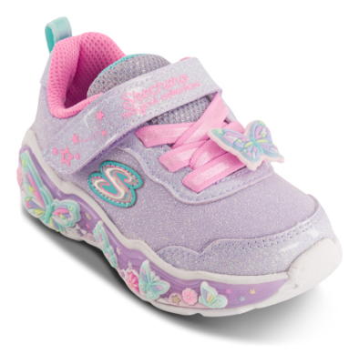 Skechers S-Lights Lil Butterfly Bliss Sneaker Lilla 303066N (21-26)